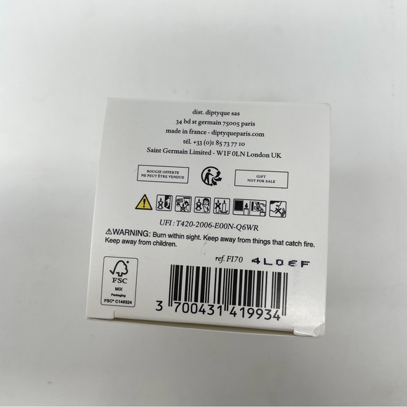 DIPTYQUE PARIS Figuier Fig Tree Scented 2.4oz Candle - Picture 7 of 8